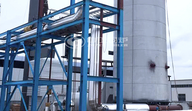 紅?；?500萬大卡YQL燃?xì)饬⑹綄?dǎo)熱油鍋爐項目